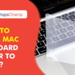 How to get a mac keyboard cover to stick