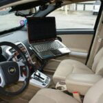 Laptop In A Car